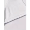 Baskılı Oversize Bisiklet Yaka T-shirt - Beyaz