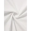 Baskılı Oversize Bisiklet Yaka T-shirt - Beyaz