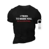 Baskılı Oversize Bisiklet Yaka T-shirt - Siyah