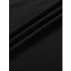 Baskılı Oversize Bisiklet Yaka T-shirt - Siyah