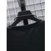 Baskılı Oversize Bisiklet Yaka T-shirt - Siyah