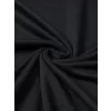 Baskılı Oversize Bisiklet Yaka T-shirt - Siyah