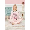 Bayan Uzun Kollu Pijama Takımı Model no 7613