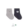 Luz&Pos Bear Penye Soket Çorap 2li Gri