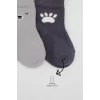 Luz&Pos Bear Penye Soket Çorap 2li Gri