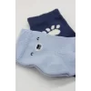 Luz&Pos Bear Penye Soket Çorap 2li Mavi