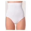 Beyaz Kadın Dikişsiz Slip Korse - 780