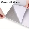 Beyaz Mermer Desenli Alüminyum Plastik Du Sticker (30*30)