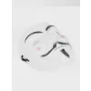 Beyaz Renk Pembe Yanaklı İthal V For Vendetta Maskesi