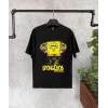Luz&Pos Bisiklet Yaka Kısa Kol Çocuk Baskılı T-shirt - Siyah