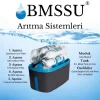 Luz&Pos Bms Su Arıtma 5 Aşamalı 8 Lt Çelik Tanklı Pompasız Multi Mineralli Su Arıtma Cihazı Premium Seri