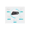 Bt22 Kask Kulaklık Bluetooth Motosiklet Kulaklık 5.0 Bluetooth Interkom Motorsiklet Kulaklık