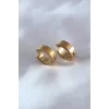 Çelik Gold Renk Sıkıştırmalı Erkek Küpe