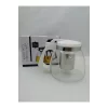 Çelik Süzgeçli Cam Demlik 900 Ml. Royaleks-8882