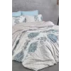 Çift Kişilik Nevresim Takımı Pamuklu Mavi Asalet
