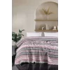 Çift Kişilik Yatak Pikesi Güneş Kırmızı Lacivert 200 x 230 Cm
