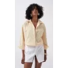 Çizgili Detay Oversize Gömlek