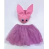 Çocuk Gösteri Kostümü Pembe Tavşan