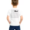 Çocuk Ön Arka Sizin Tasarımınız Basic Tshirt - Beyaz