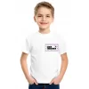 Çocuk Ön Arka Sizin Tasarımınız Basic Tshirt - Beyaz
