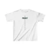 Luz&Pos Çocuk Unisex Baskılı T-shirt - Beyaz