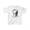 Luz&Pos Çocuk Unisex Baskılı T-shirt - Beyaz