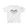 Luz&Pos Çocuk Unisex Baskılı T-shirt - Beyaz