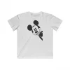 Luz&Pos Çocuk Unisex Baskılı T-shirt - Beyaz