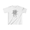Luz&Pos Çocuk Unisex Baskılı T-shirt - Beyaz