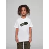 Luz&Pos Çocuk Unisex Baskılı T-shirt - Beyaz