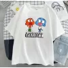 Luz&Pos Çocuk Unisex Baskılı T-shirt - Beyaz