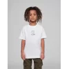 Luz&Pos Çocuk Unisex Baskılı T-shirt - Beyaz