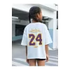 Luz&Pos Çocuk Unisex Baskılı T-shirt - Beyaz