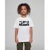 Luz&Pos Çocuk Unisex Baskılı T-shirt - Beyaz