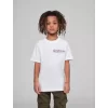 Luz&Pos Çocuk Unisex Baskılı T-shirt - Beyaz