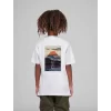 Luz&Pos Çocuk Unisex Baskılı T-shirt - Beyaz