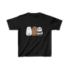 Luz&Pos Çocuk Unisex Baskılı T-shirt - Siyah