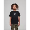Luz&Pos Çocuk Unisex Baskılı T-shirt - Siyah
