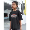 Luz&Pos Çocuk Unisex Baskılı T-shirt-siyah