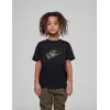 Luz&Pos Çocuk Unisex Baskılı T-shirt - Siyah