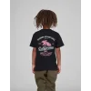 Luz&Pos Çocuk Unisex Baskılı T-shirt - Siyah