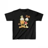 Luz&Pos Çocuk Unisex Baskılı T-shirt - Siyah
