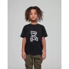 Luz&Pos Çocuk Unisex Baskılı T-shirt - Siyah