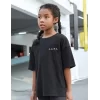 Luz&Pos Çocuk Unisex Baskılı T-shirt - Siyah