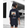 Luz&Pos Çocuk Unisex Baskılı T-shirt - Siyah