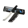 Cold Steel Aus 8a Kobun Tanto Outdoor / Av Bıçağı 25cm - Kılıflı, Kutulu, Siyah Plastik Sap