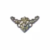 Dekoratif Köşe Süsü, Köşelik - Küçük, 19x34mm, Sarı, 1 Adet