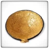 Dekoratif Sepet Sunum Kase Doğal Jüt İp Gold
