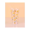Desenli Plastik Pipetli Bardak 16 Cm 1 Adet Royaleks-ENF-040
