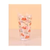 Desenli Plastik Pipetli Bardak 16 Cm 1 Adet Royaleks-ENF-040